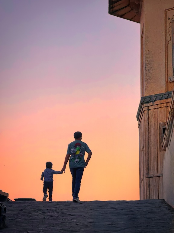 Father n Son  by Prasad Indulkar