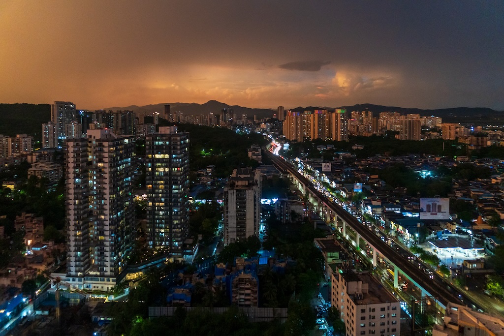 My City @ Sunset by Prasad Indulkar