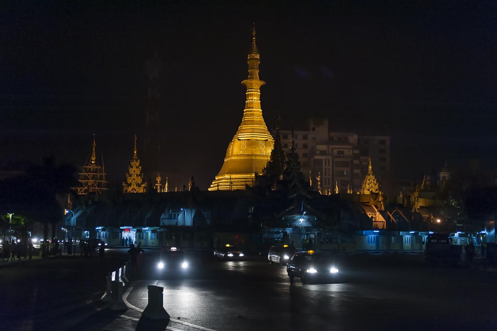 Yangon Temple, Myanmar by Jerry Taylor