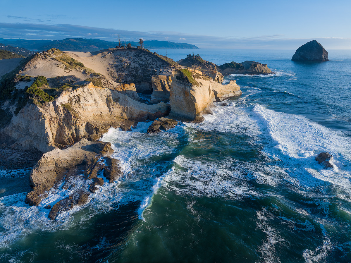 Cape Kiwanda and Haystack Rock by Patrick Campbell