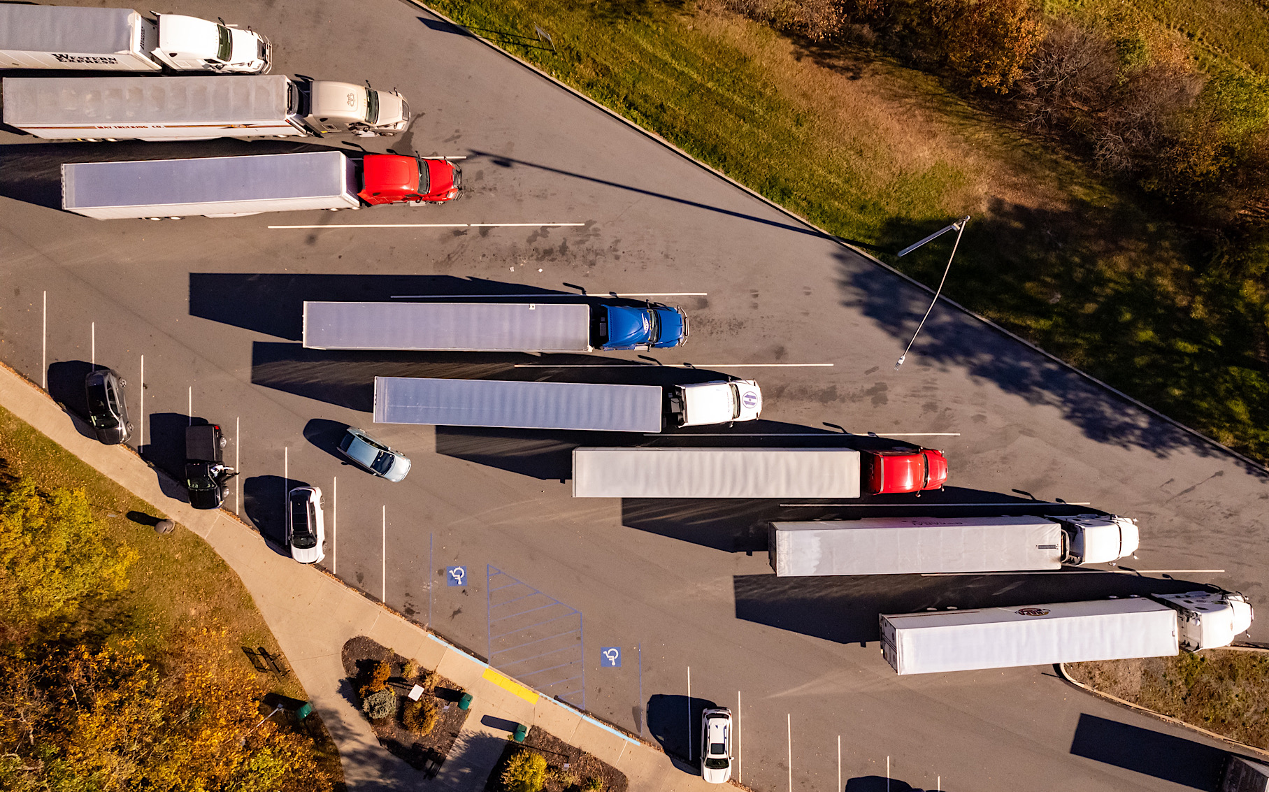 Pennsylvania Truck Stop by Lisa Cirincione