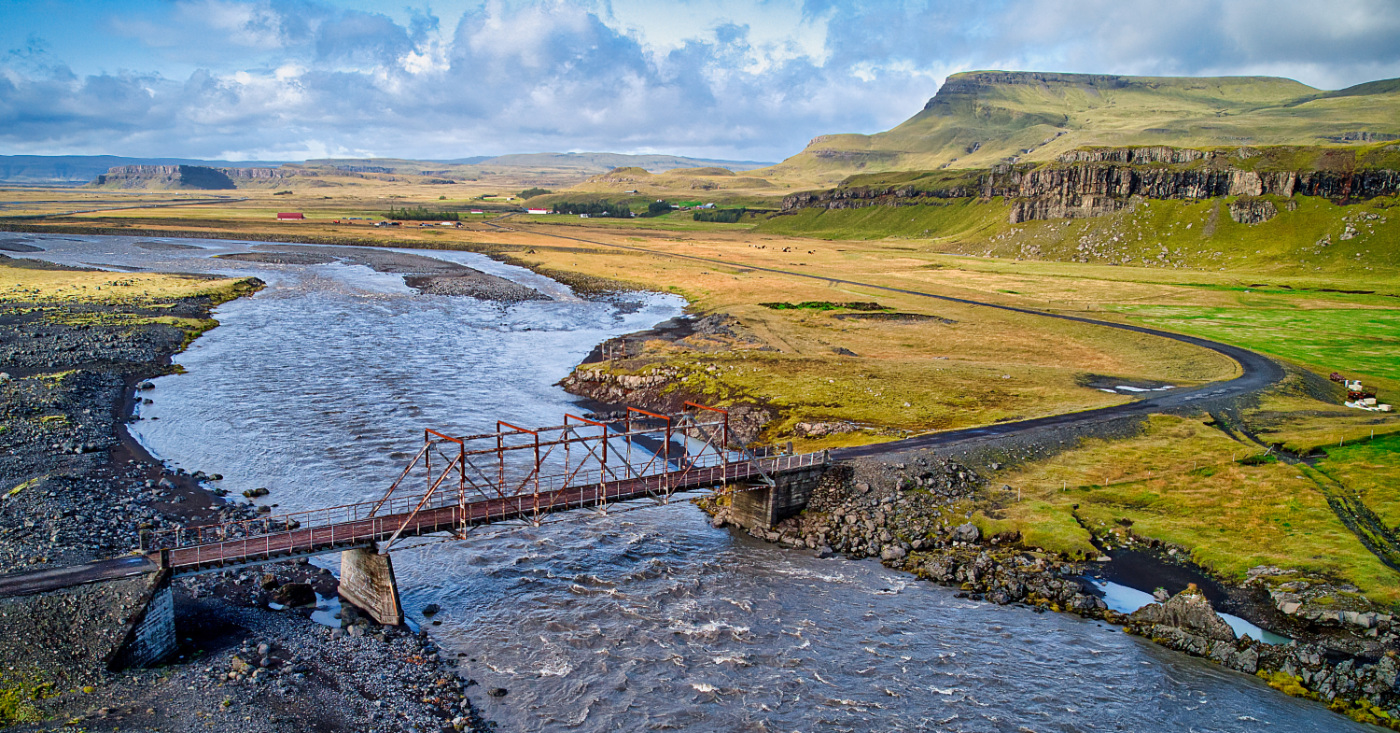 Truss Bridge in Iceland by Richard Stauber