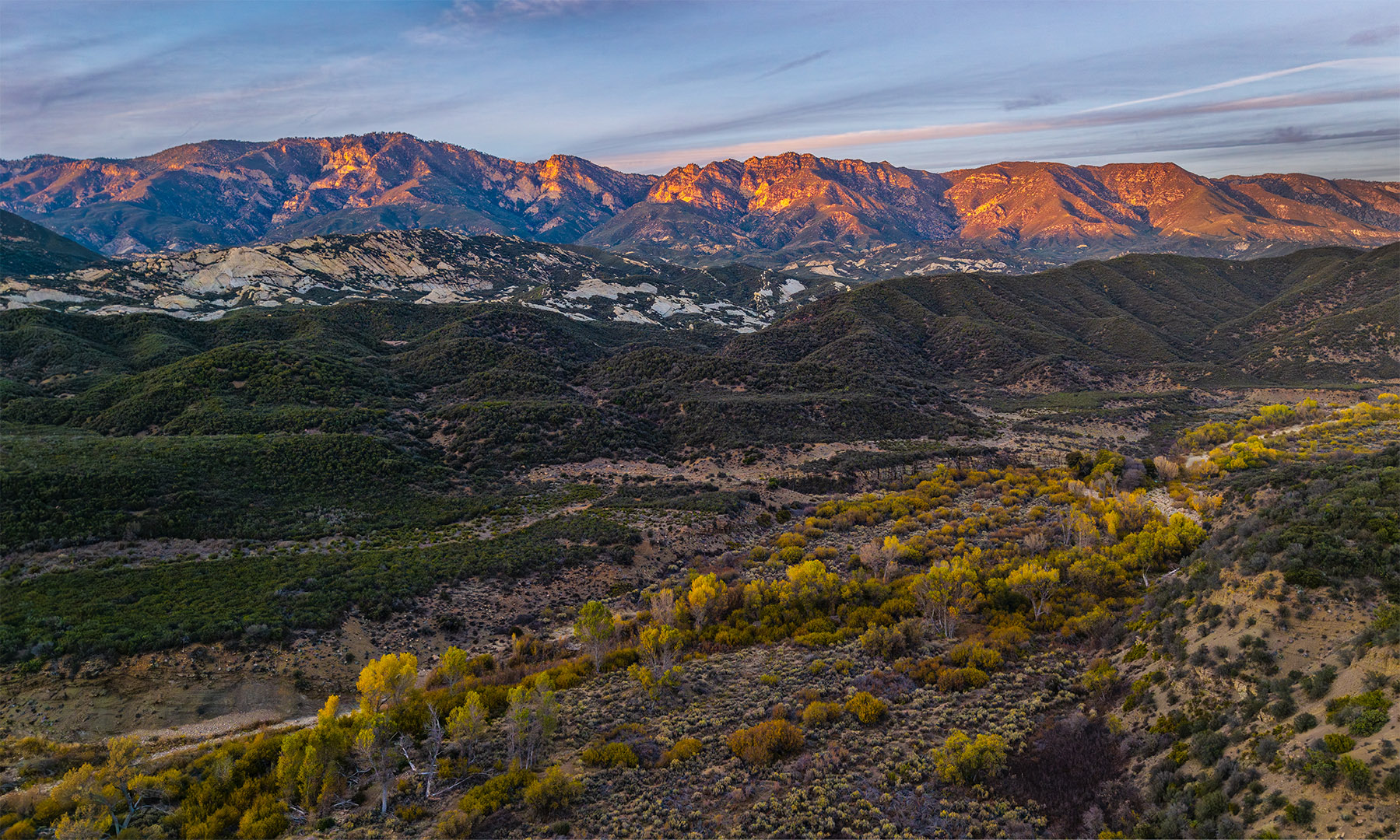 Sespe River Valley by Pete Scifres
