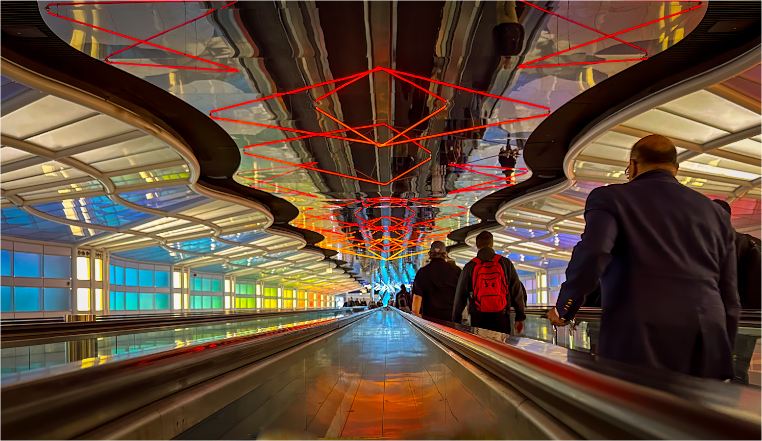 Approaching Terminal 1 by Steven Jungerwirth