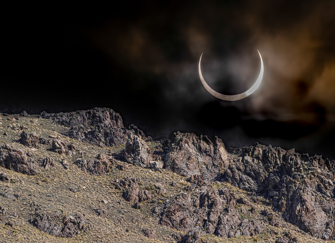 Annular Eclipse composite of October 14, 2023 by Jennifer Marano