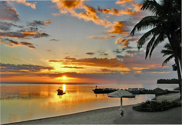 FIJI SUNSET by Mark Fox