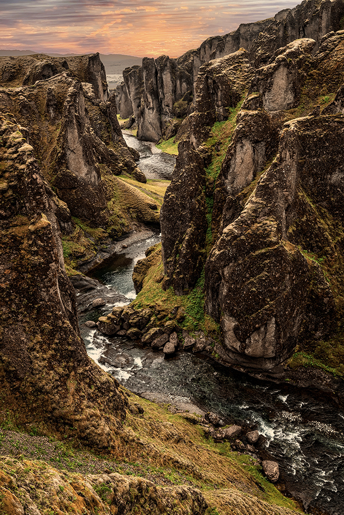 Fjaðrárgljúfur Canyon by Charles Walker