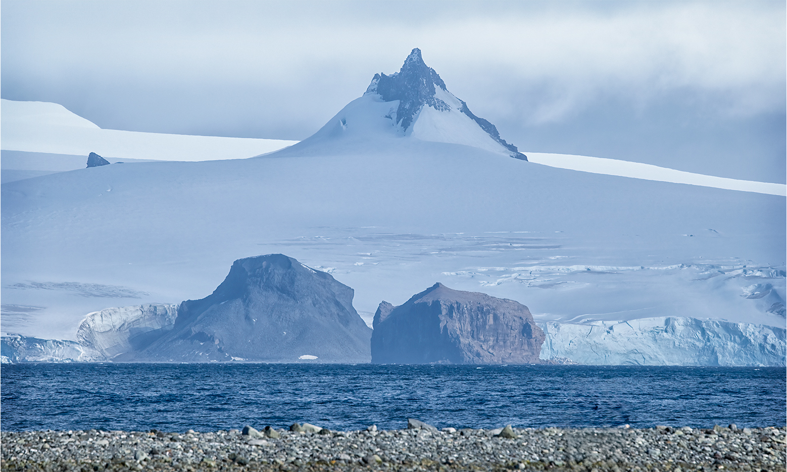 Looking Seawards from Yankee Harbour by Brian Menzies