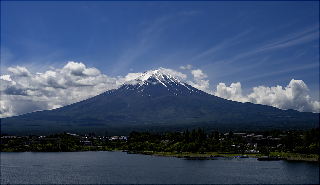 Mt Fuji from the Bridge by Charles Walker