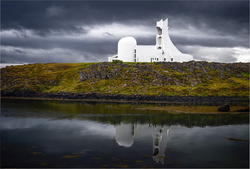 Norse Church in Iceland. by Charles Walker