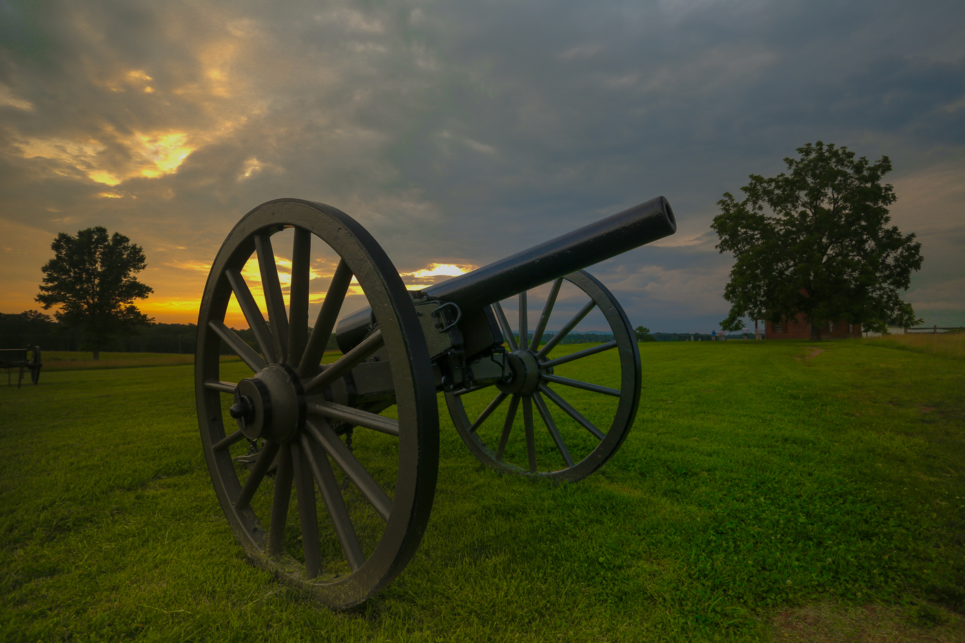 The sunset at Manassas Battlefield, VA by Quang Phan