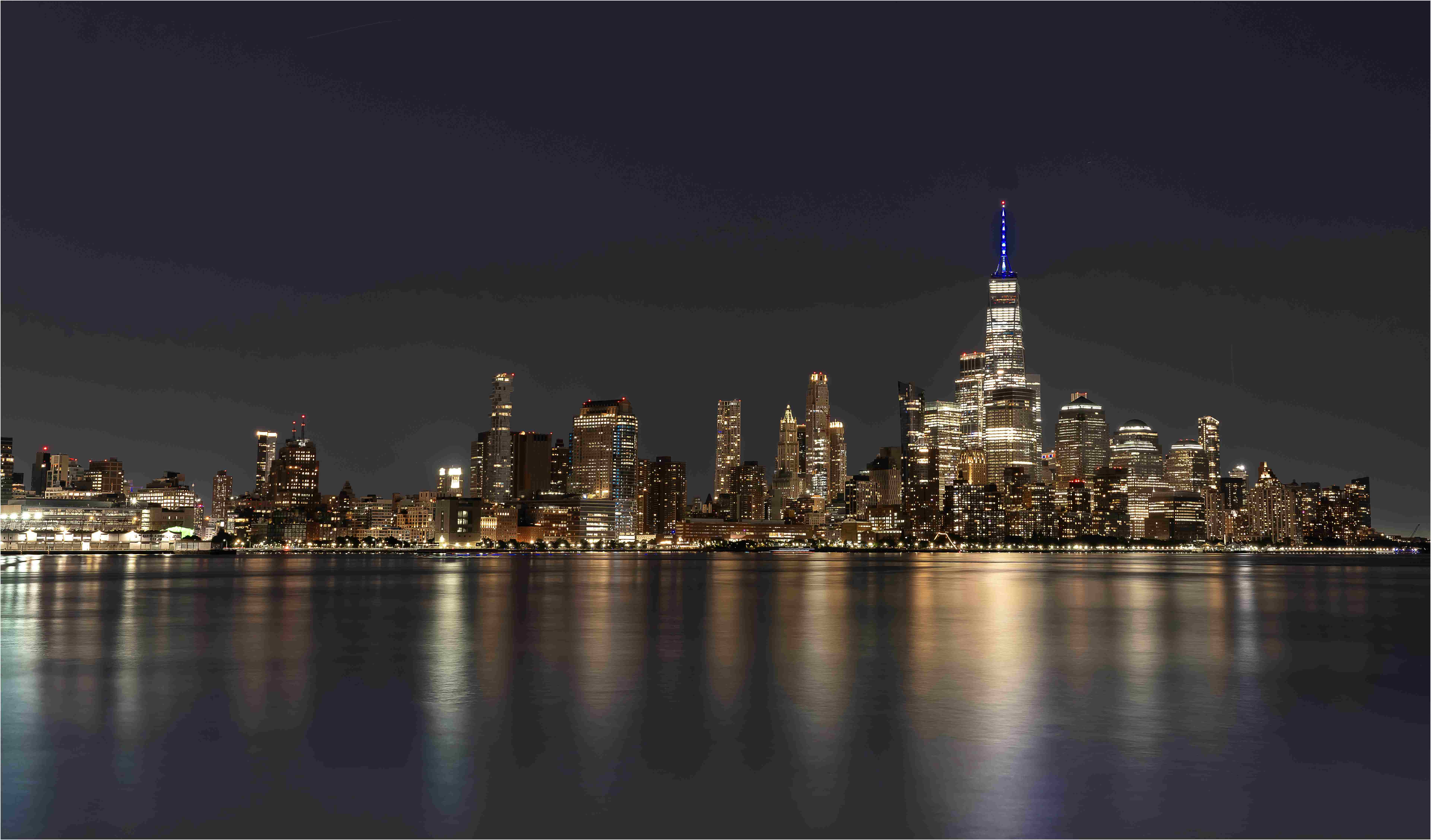 NY city viewed from Hoboken Station, NJ by Quang Phan