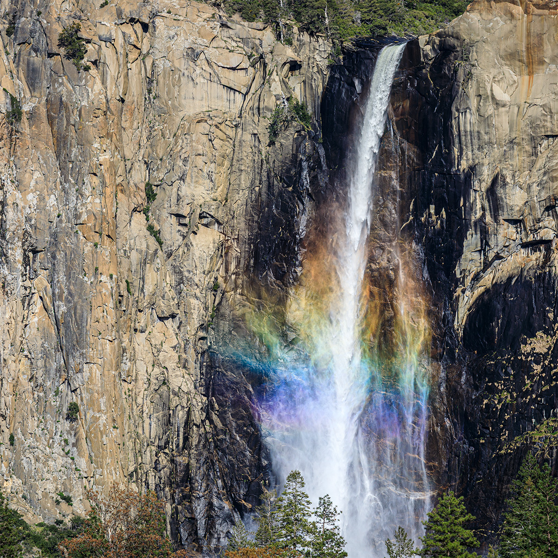 The Bridalveil Rainbow by John Stumbos