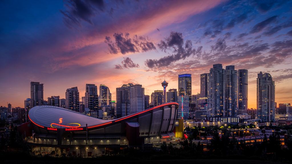 The Beauty of the Calgary Skyline by Cheryl LaLonde