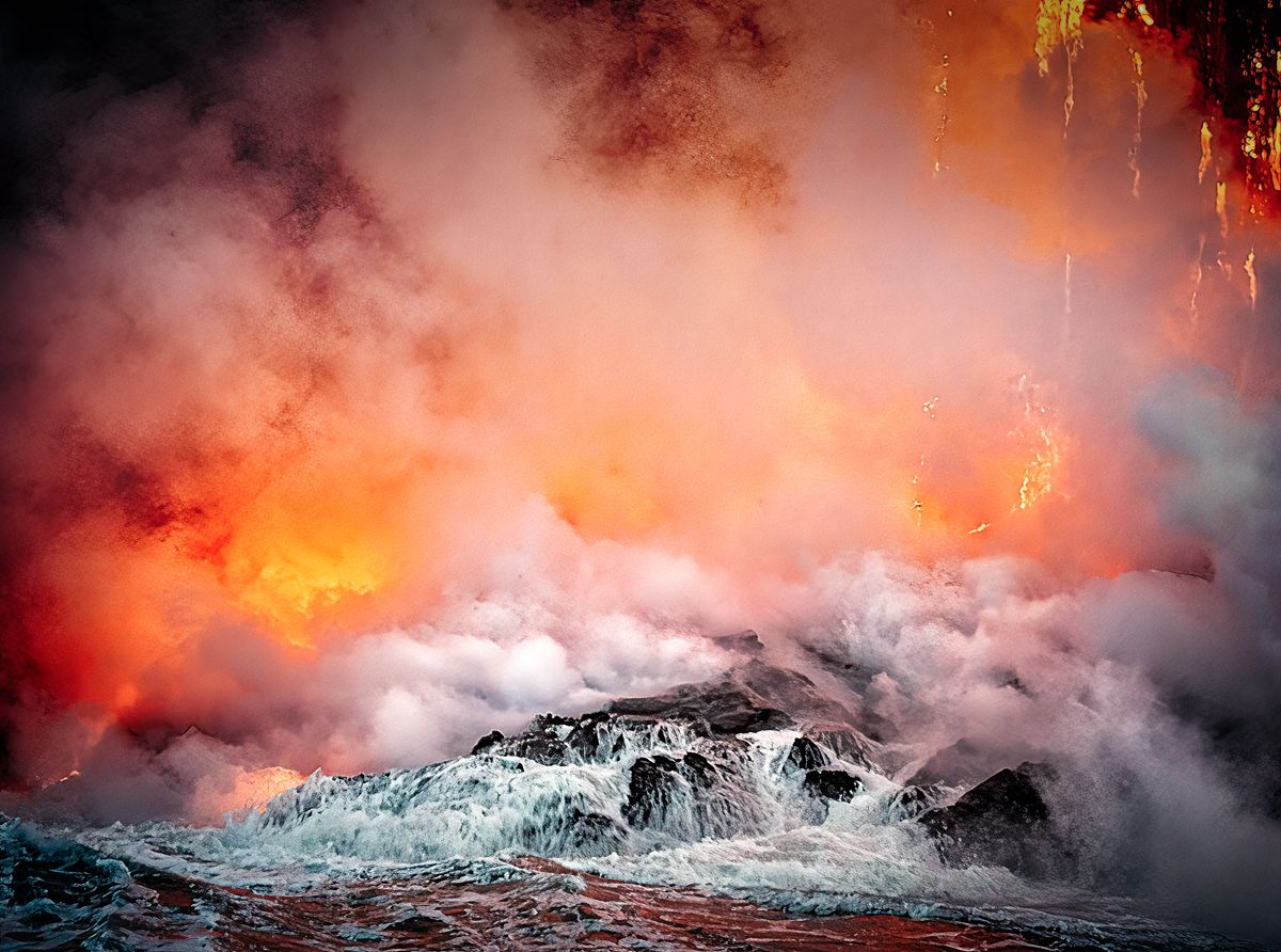 Hawaii Volcano #9 by Robert Atkins