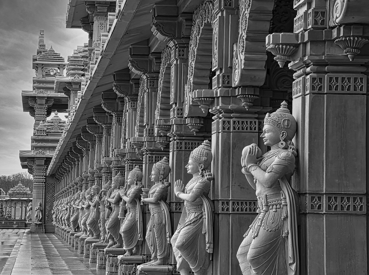 Hindu Temple Statues by Mark Lieberman